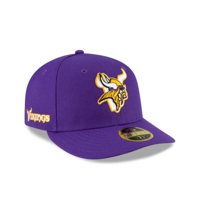 Minnesota Vikings Gorra | New Era NFL Logo Mix Low Profile 59fifty Fitted Cap Mexico - Morados